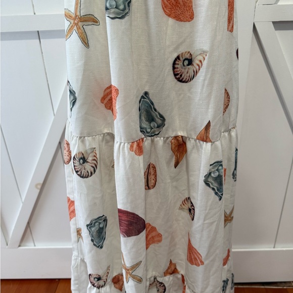 Vici Cream and Tan Smocked Dress - Picture 2 of 3